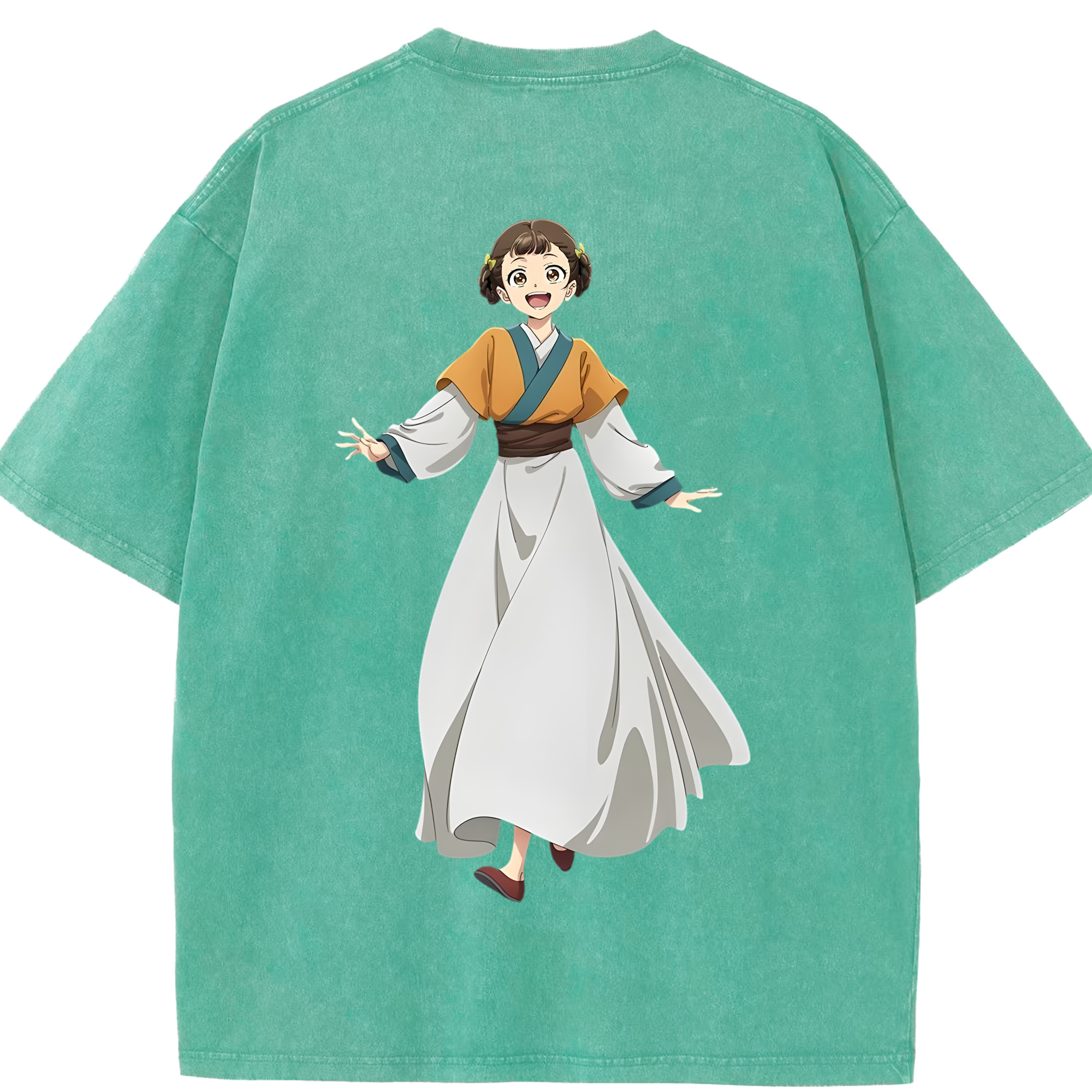 （画像用） 薬屋のひとりごと The Apothecary Diaries 綿100% ヴィンテージ風 半袖Tシャツ（背面プリント）